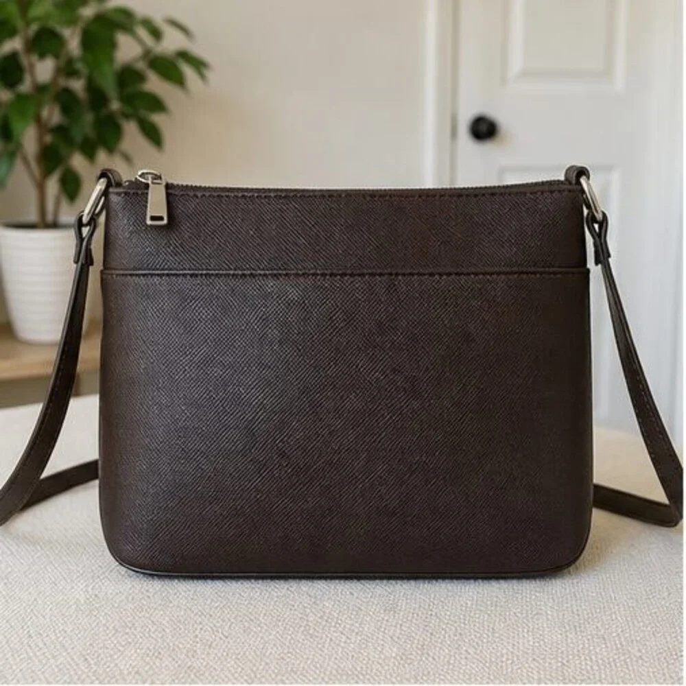 Hermes Etoupe Epsom Calfskin Constance Crossbody with Palladium Hardware